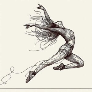 Image of dancer soaring through the air to illustrate post