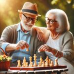 Image of two older people playing chess, used to illustrate post.