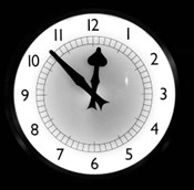 Image of clock showing nearly midnight to illustrate post
