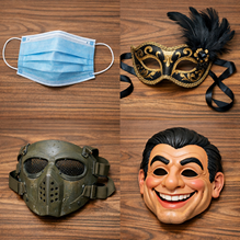 Image of some masks, used to illustrate the post
